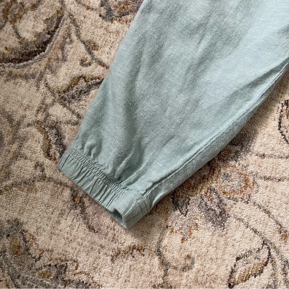 Patagonia Womens Atol Blue Island Hemp Organic Cotton Beach Jogger Pants Size XS - Picture 2 of 9